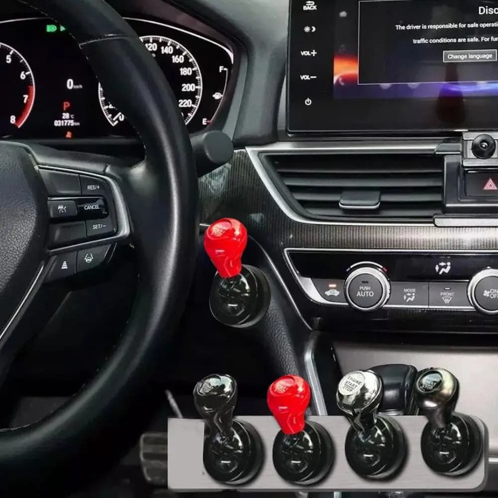 Car One- Start Button With Push-to-start Rocker Interior Accessories Push Lever Rocker Start Car Decor One- Acc Q5k6