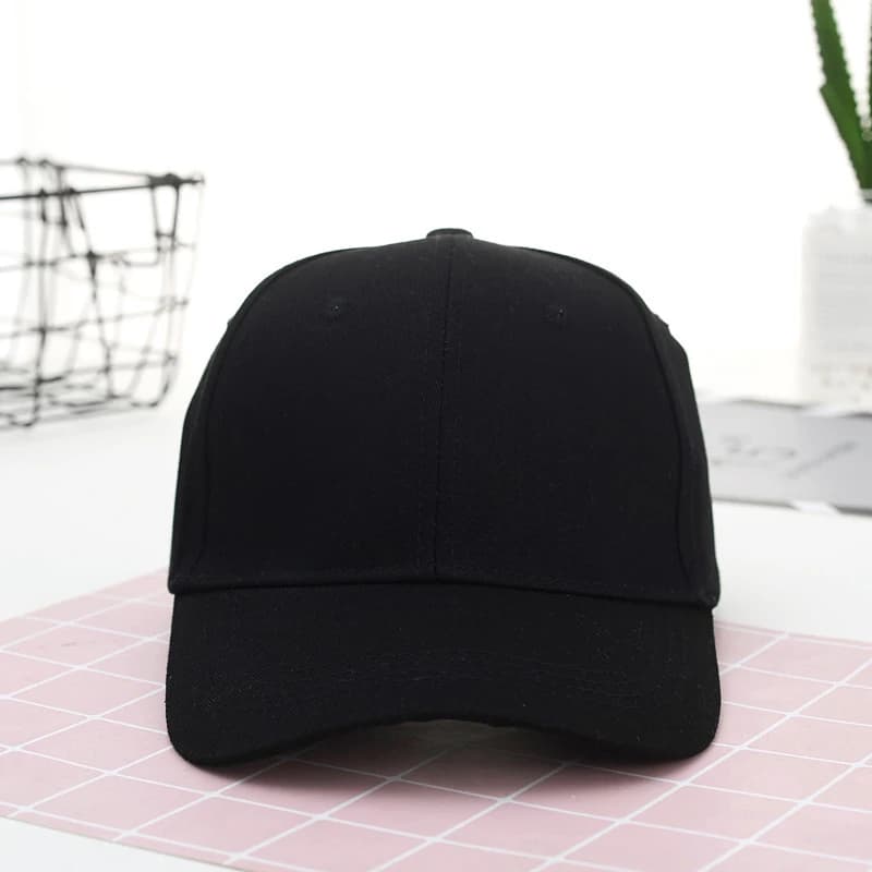 Simple Solid Color Unisex Hat Plain Curved Sun Visor Hat Outdoor Dustproof Baseball Cap Adjustable Leisure Caps Men Women