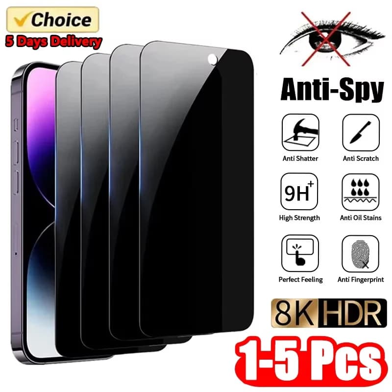 1-5PCS Privacy Tempered Glass For Samsung A56 A36 A57 A55 A35 A54 A33 A26 A25 A16 A17 A15 A34 A07 A06 S26 Ultra Anti-Spy Film