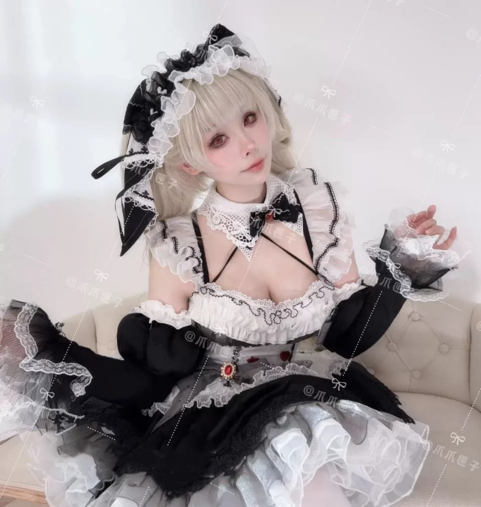 COWOWO Azur Lane Formidabile Costume Cosplay Cos Gioco Anime Party Uniform Hallowen Gioca a Ruolo Abbigliamento Abbigliamento