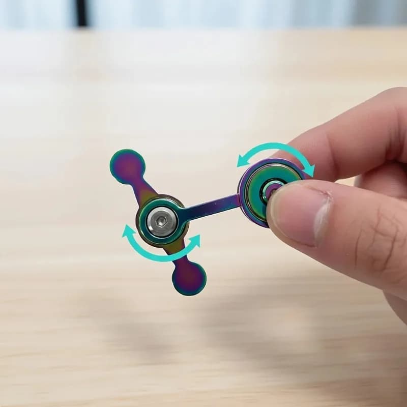 Chaotic Pendulum Desk Ornament, a compact manual desktop item ideal for daily use on office desks and a thoughtful gift for friends, boyfriends, husbands or fathers
