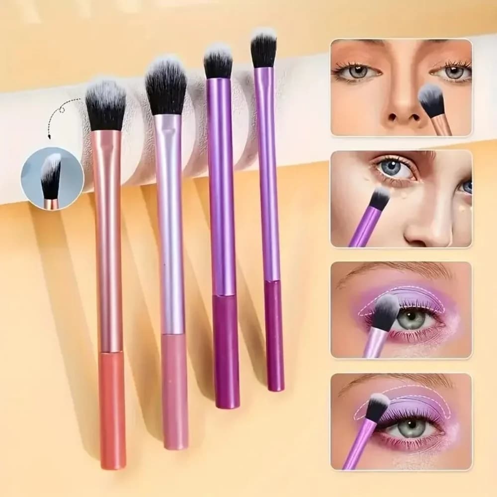 8pcs Makeup Brush Kit Soft Synthetic Hair Make Up Brushes Foundation Blush Eyeshadow Multifunctional Makeup Brush For Eye Shadow