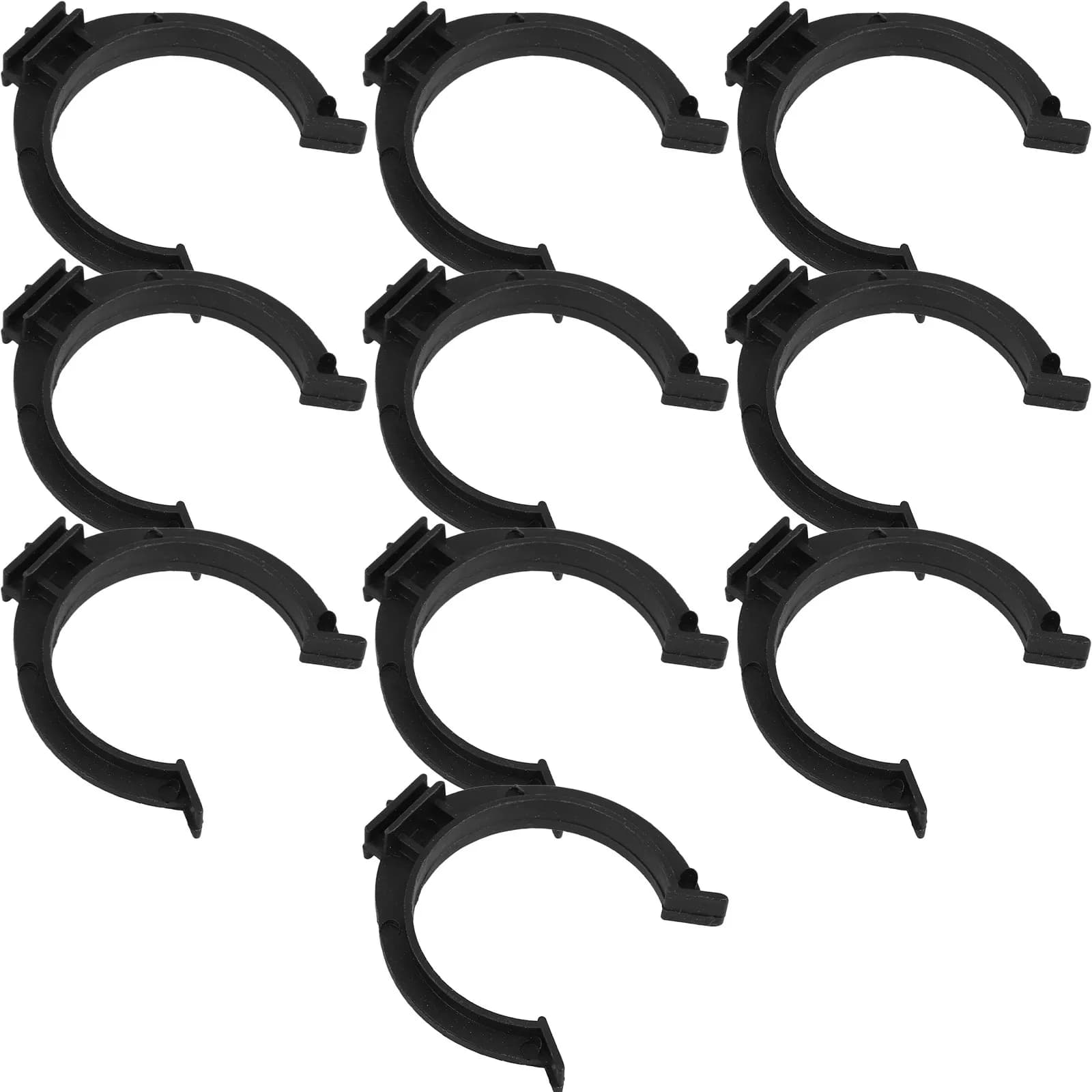 10 Pezzi Clip di Fissaggio in Plastica per Mobili, Supporti Angolari per Gambe di Livellamento, Staffe per Montaggio Pannelli