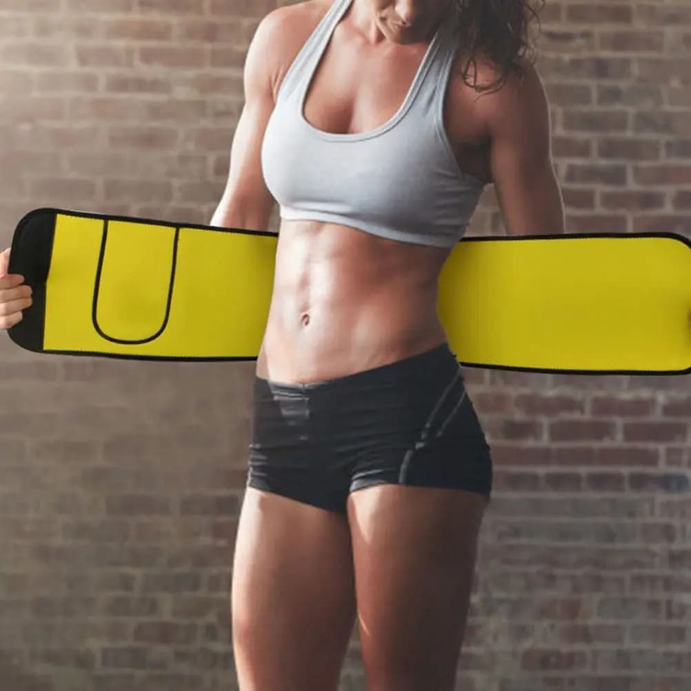 Portable Heavy-Duty Waist Training Belt for Lower Back Support Sedentary Pain Relief Running Gym Exercise Lumbar Wrap