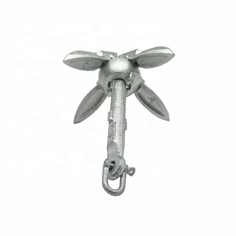 Ancora Pieghevole STLF in Acciaio al Carbonio da 0,7 KG 1,5 LB per Yacht, Kayak e Gommoni