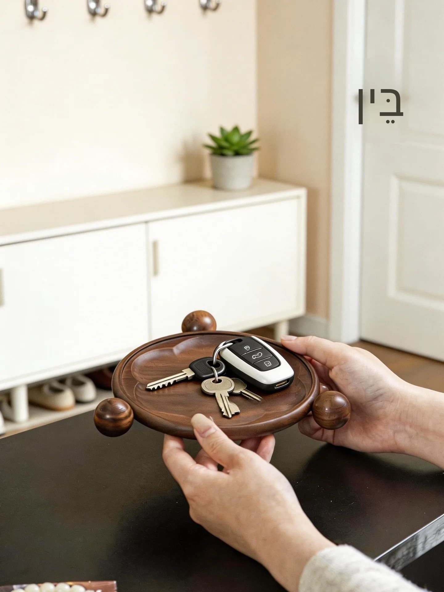 Scatola Portachiavi Creativa e Pratica, Organizzatore di Chiavi di Lusso in Legno per Ingresso, Decorazione per la Casa, Scatola in Legno di Alta Qualità