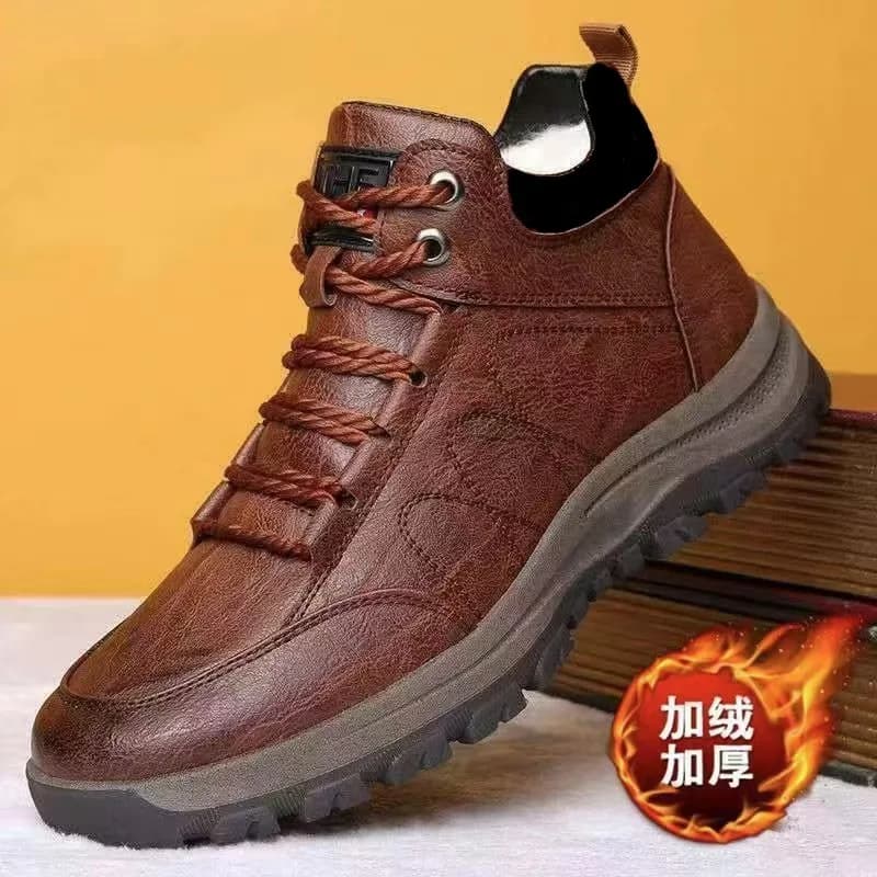 Nuove scarpe da trekking alte da donna in cotone con pile spesso, calde e morbide, scarpe sportive da esterno alla moda