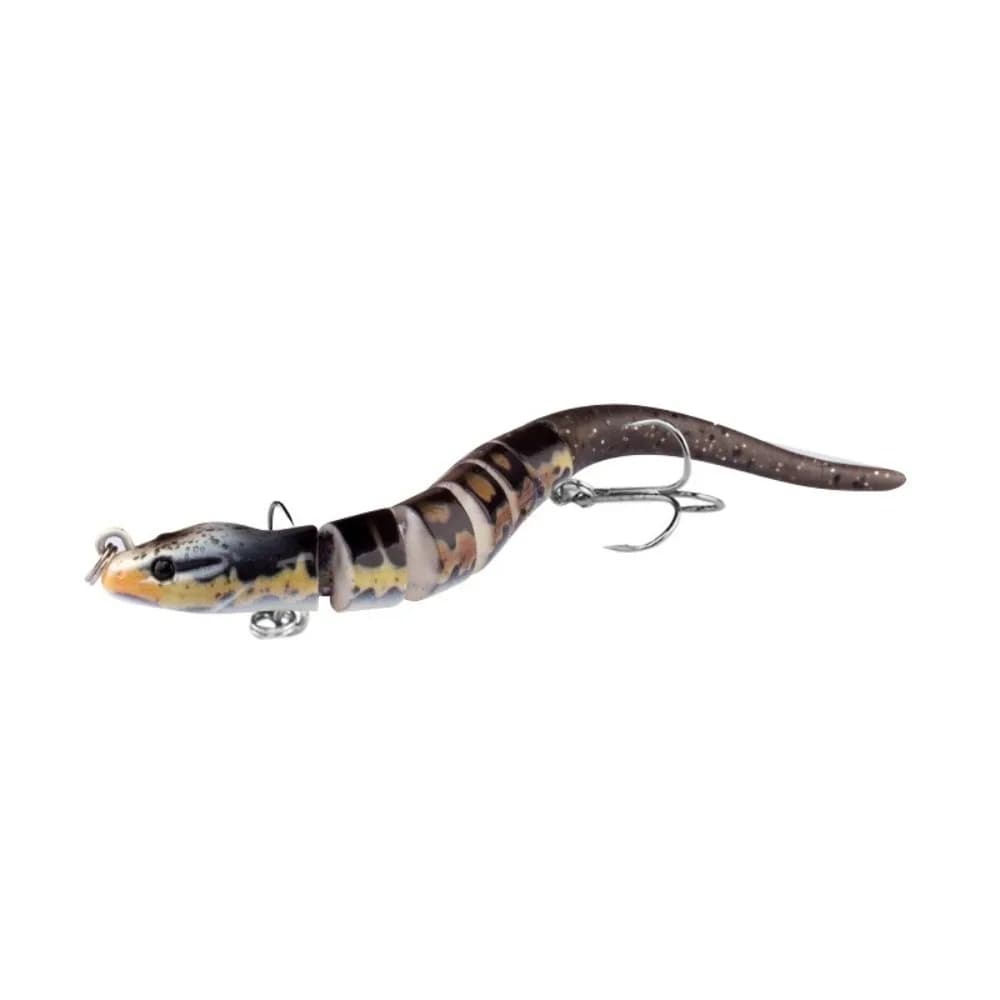 10 Pz 2025 Simulazione Multi Segmento Swimbait Odore di Pesce 12 cm/12g loach Richiamo Esca finless anguilla Esca Pesca