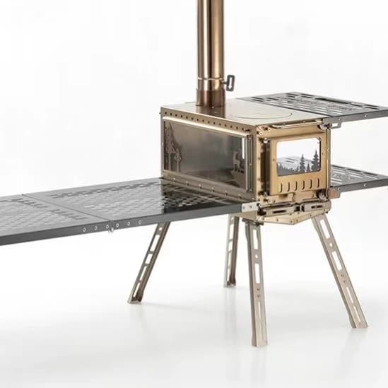 Camping Multi Function All in One Pellet Wood Stove With Wood Pellet Burning