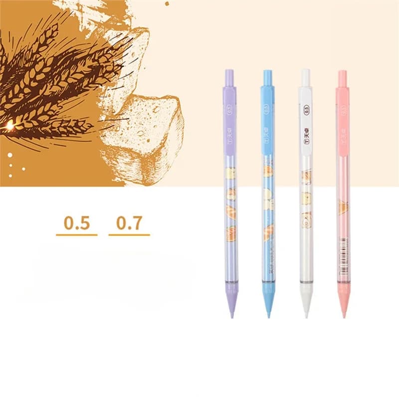 5Pcs/Lot Mechanical Automatic Pencils 0.5/0.7mm Writing Pencil Student Stationery School Supplies