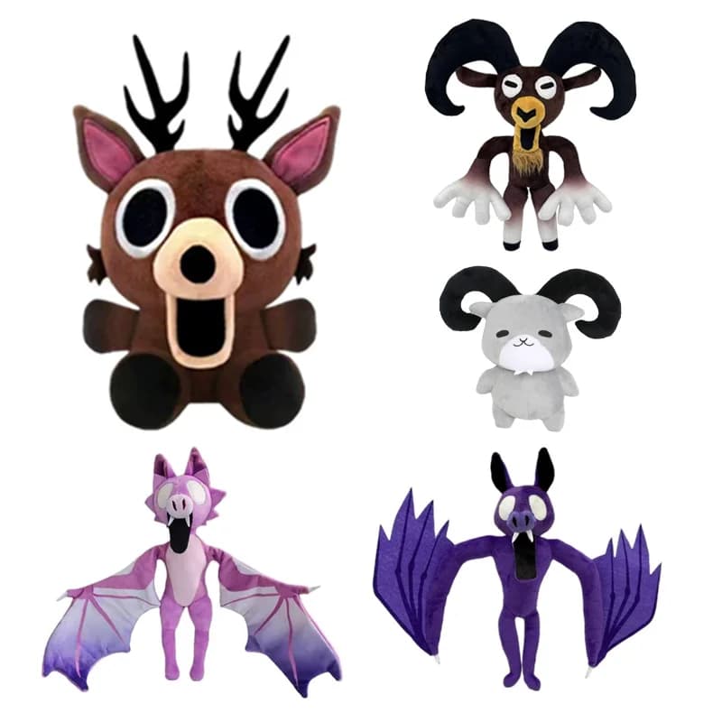 Nuovo Peluche 2026 '99 Notti nella Foresta', Cervo Morbido Imbottito, Giocattolo Anime Carino, Accessorio per Videogiochi, Regalo di Natale e Compleanno
