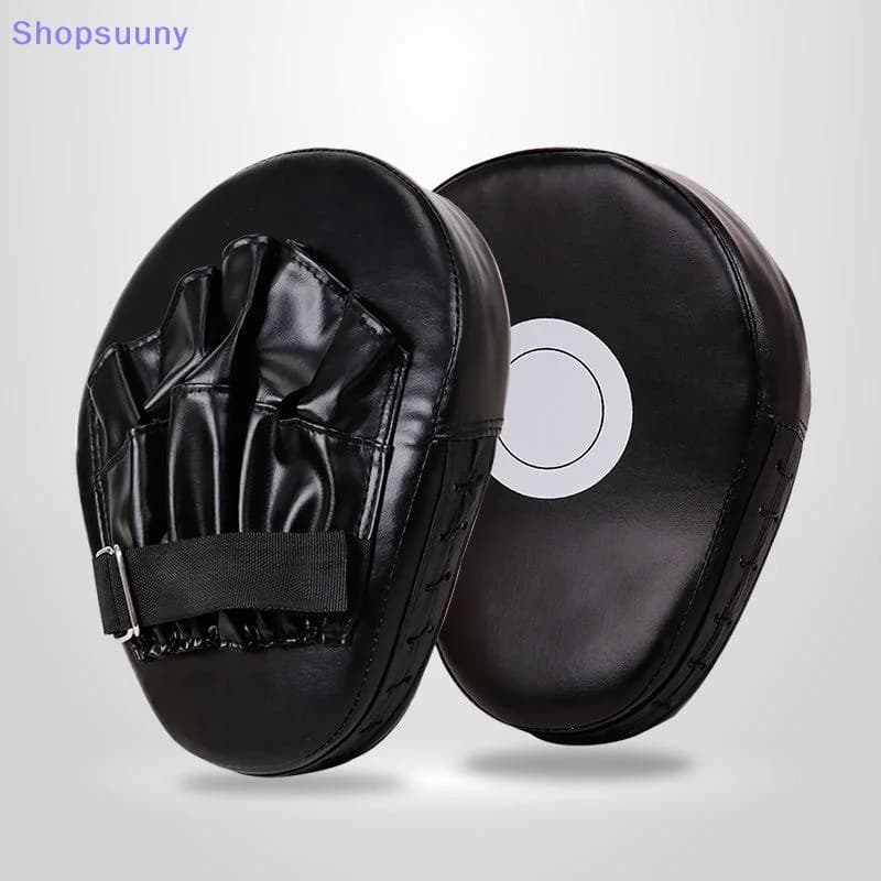 [SU]1PC Boxing Curved Hand Target Boxing Pad Gloves Gym Training Kickboxing Exercise PU Leather Punching Bag Muay Thai Taekwondo