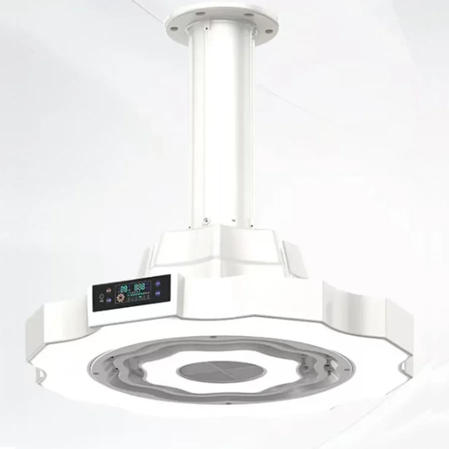 Purificatore d'aria per fumatori di sigari da ufficio, regolabile in altezza, da soffitto