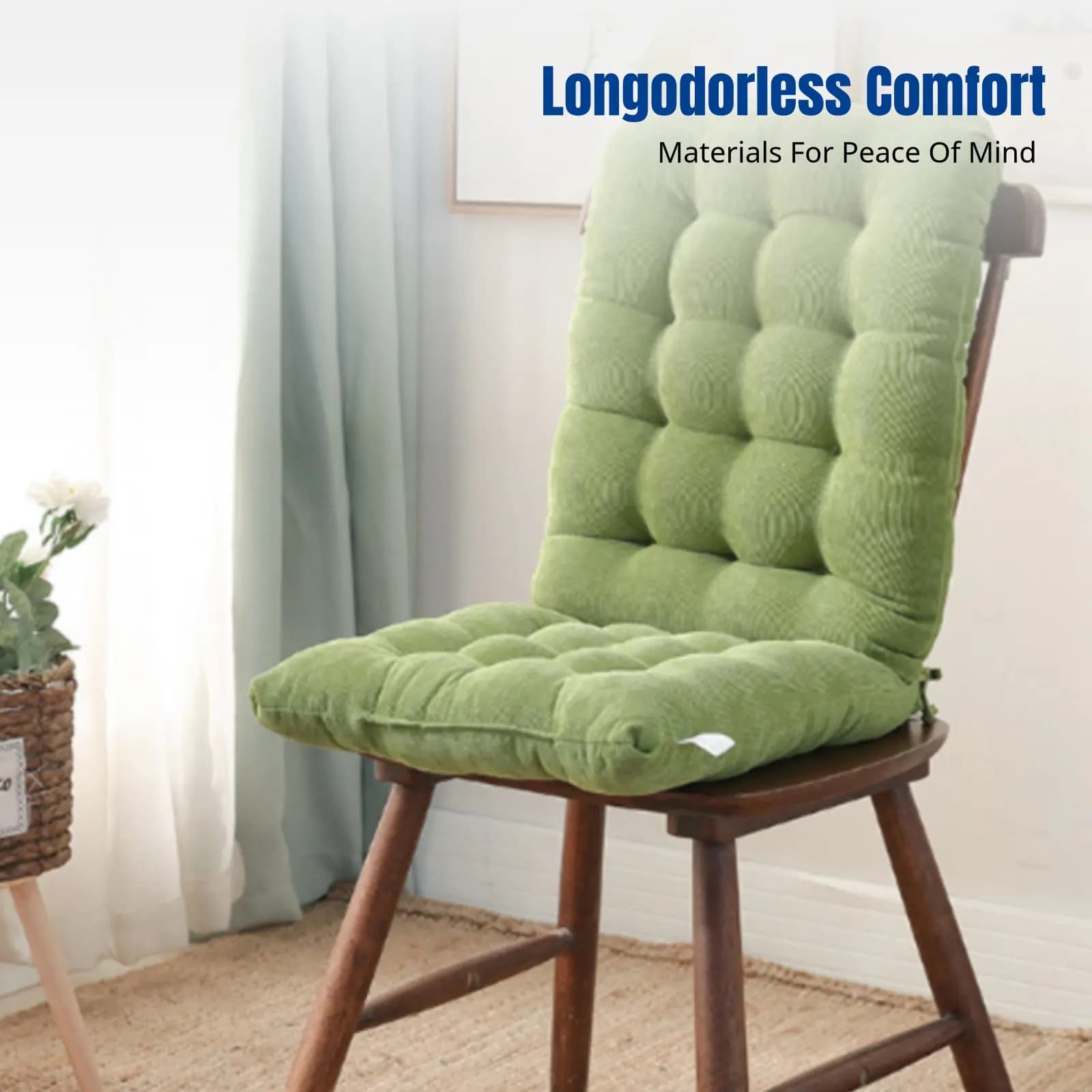 Office chair cushion, often seat cushion with integrated backrest, soft polyester, student, car, modern and minimalist