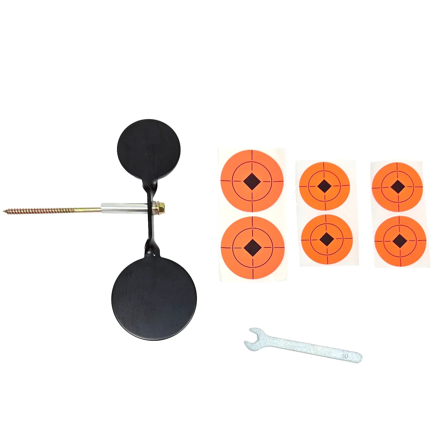 Visible Target Screwed-Type Steel Plinking Target Small Spinner Shooting Target