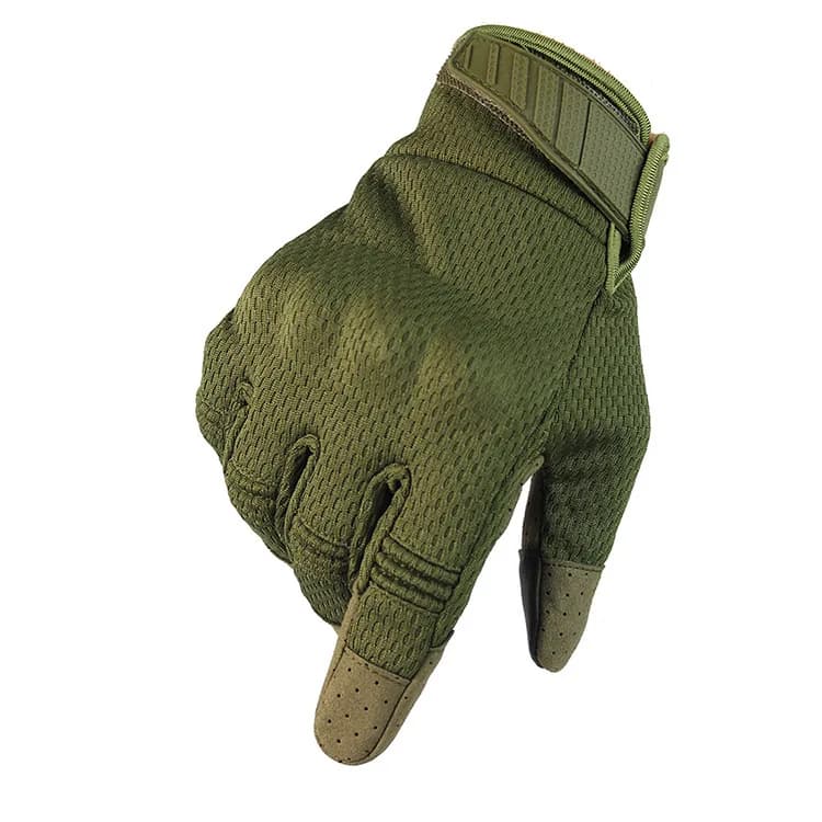 Guanti Protettivi per Sport all'Aperto, Guanti da Ciclismo Impermeabili in Nylon Traspirante con Touchscreen e Motivo Mimetico