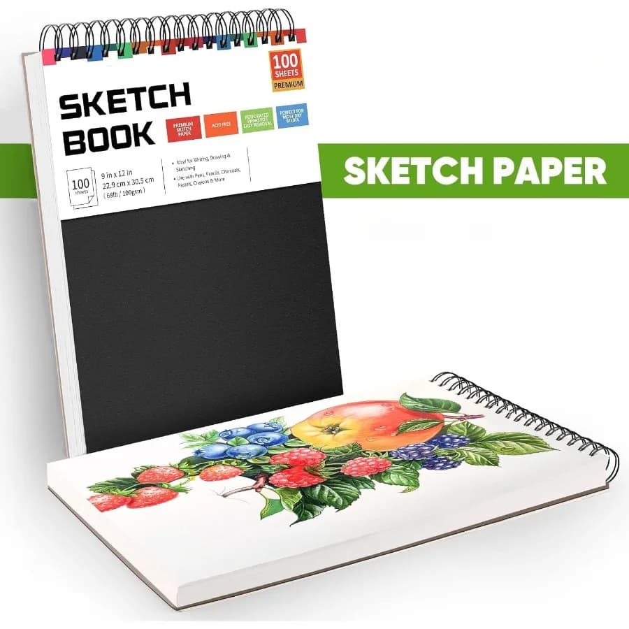 Fashion Simple Drawing Book Practical Thickened Durable Sketchbook Blank Drawing Book Tearable Art Sketch Paper Sketchbook