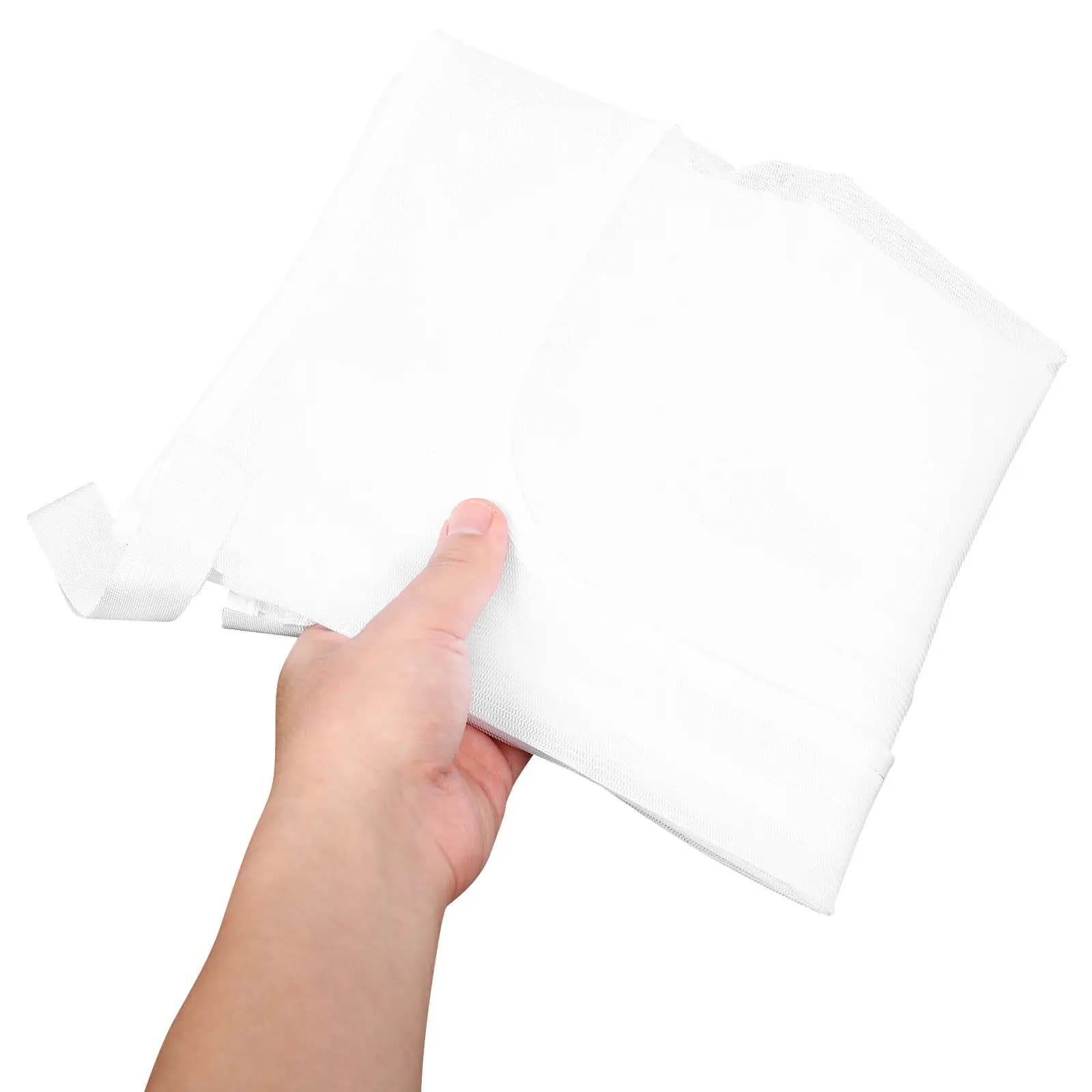 Mesh storage bag to hang on door, durable, lightweight, folding, linen organizer, socks, small objects, to hang on door or wall