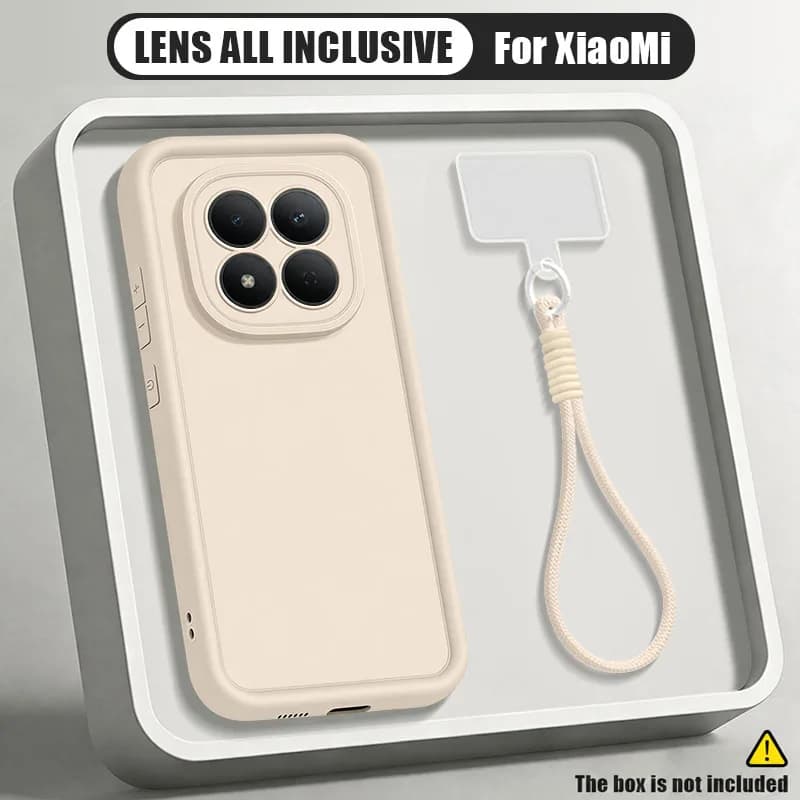 Soft TPU Lanyard Phone Case For Xiaomi Redmi Note 15 14 4G 5G Note 15 14 13 Pro 5G 14 13 Pro+ 5G Silicone With Wrist Strap Cover