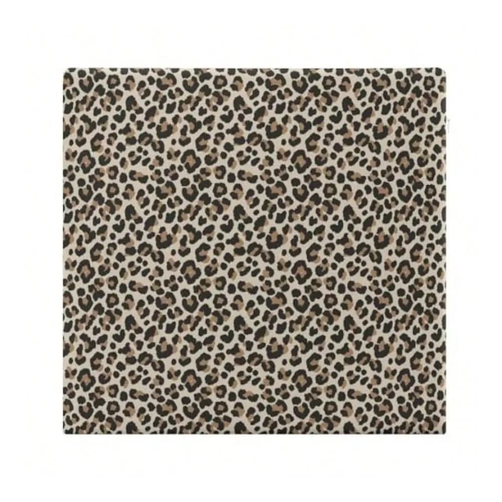 Cuscino ergonomico per sedia con nucleo in memory foam, stampa leopardata, per alleviare il dolore alla parte bassa della schiena e alle anche.