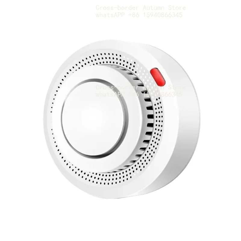 Tuya Zigbee Smart Smoke Detector with APP Alert Smartlife APP Control Smoke Sensor 85dB Sound Security System Fire Protection