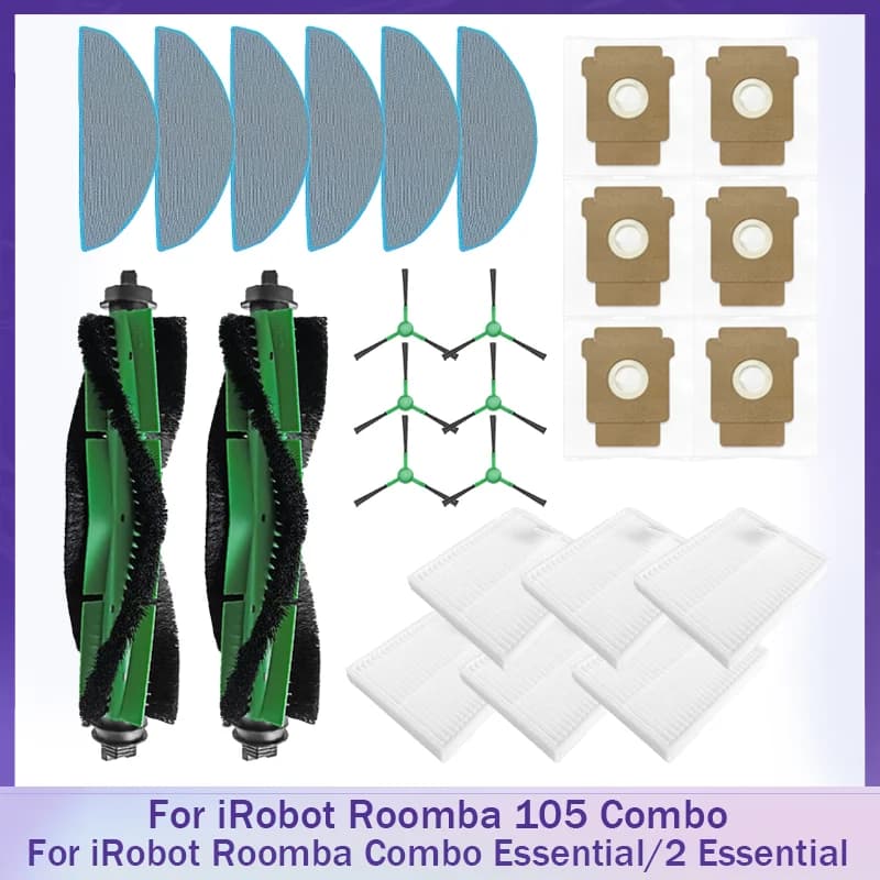Accessori adatti per iRobot Roomba 105 Combo Roomba Combo Essential / 2 Essential Y0110 /Y0112/Y0140 Parti per aspirapolvere robot