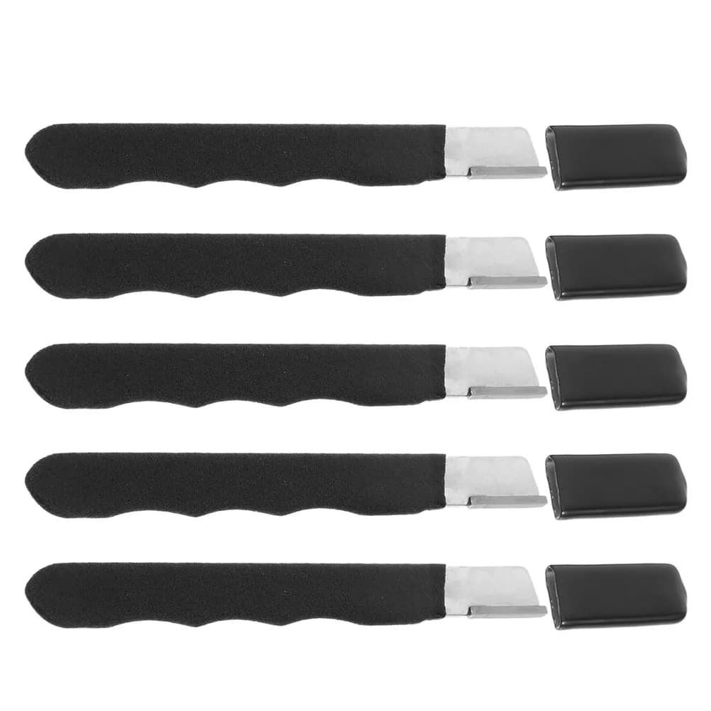 Set di 5 Affilatori Portatili per Utensili da Giardino, Pietra per Affilare Lame di Coltelli da Cucina, Forbici da Potatura, Cesoie da Giardino