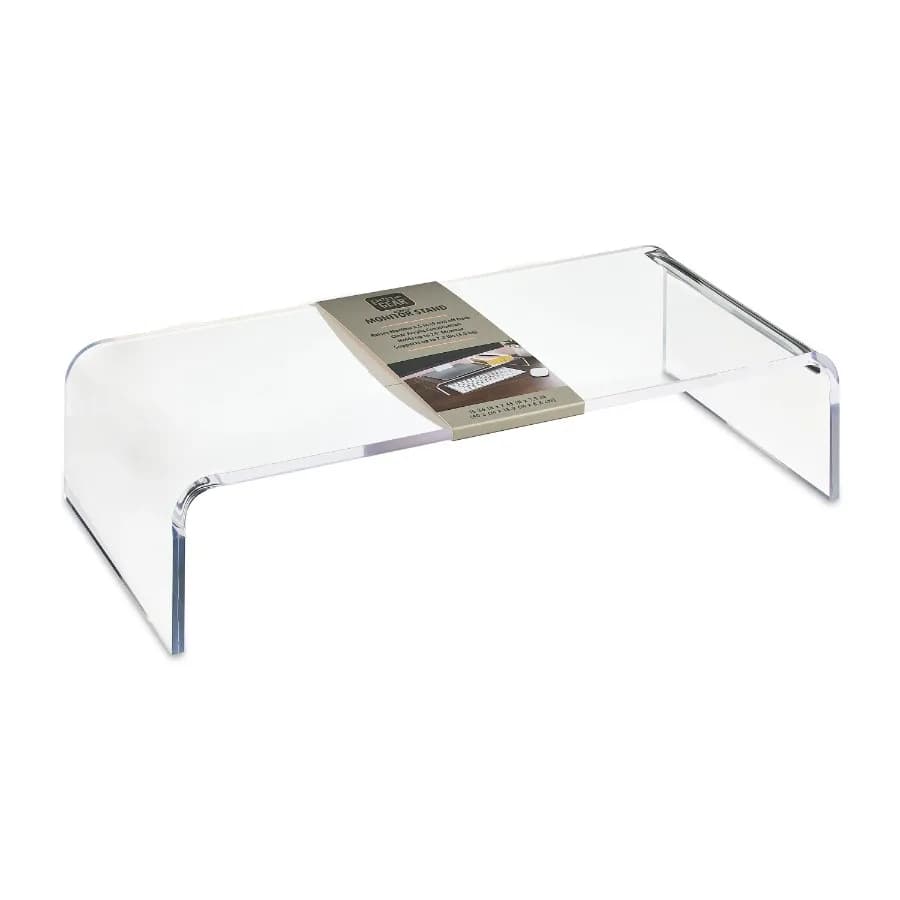 Acrylic Monitor Stand Clear
