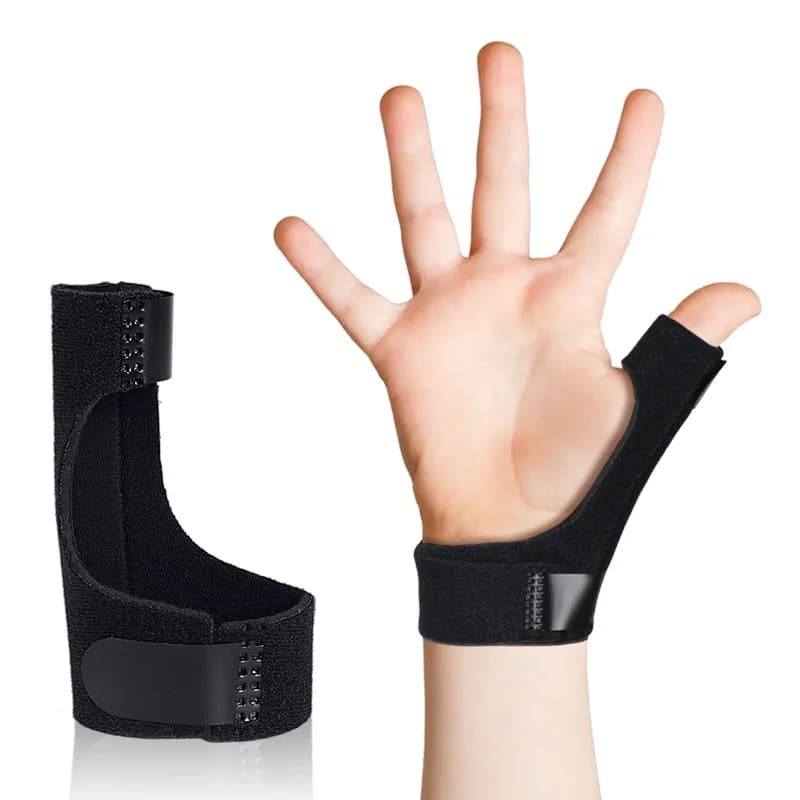 1PC bambini Thumb Splint Support Brace per tenosynomite artrite Thumb Finger Sleeve Protector per bambini sport Wraps da polso
