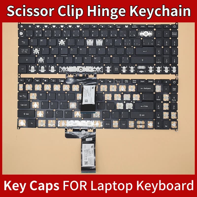 Replacement Keycap Key Cap Scissor Clip Hinge For Acer Aspire 3 A315-42 A315-42G A315-54/34 A315-54G A315-55