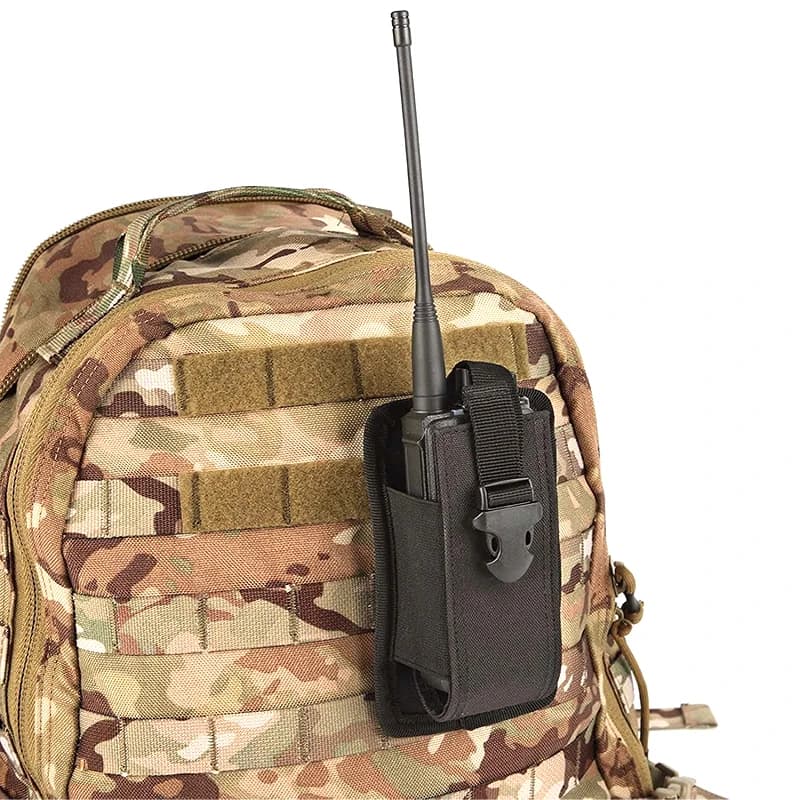 Molle Radio Holster Tactical Interphone Radio Cese Walkie Talkie Pouch Holder Storage Bag accessori per la caccia