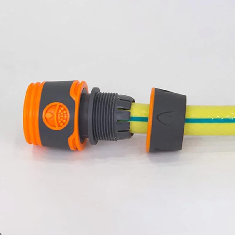 Connettore Rapido per Tubo da Giardino da 1/2 Pollice, Accoppiamento in Plastica per Attrezzi da Giardino e Connessione Tubi, Connettore per Tubo da Giardino