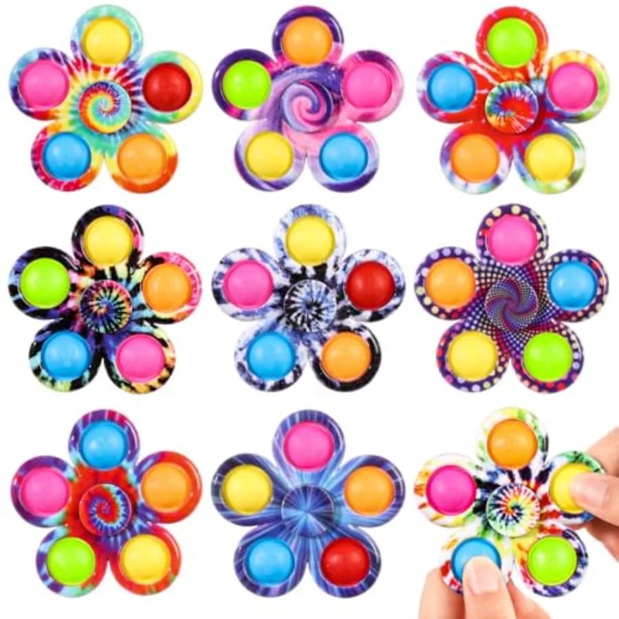 Set di Fidget Spinner, Premi per la Classe, Giocattoli Sensoriali Antistress per Autismo e Ansia