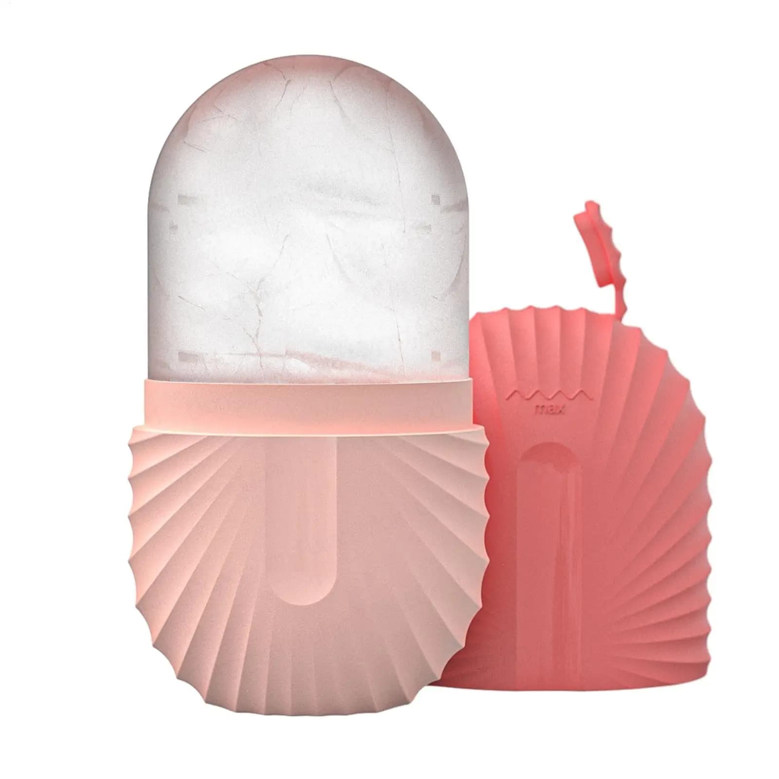 Massaggiatore a Rullo in Silicone per Viso e Occhi - Cura Naturale della Pelle, Rinfrescante e Anti-Borse Sotto gli Occhi, Riutilizzabile e Lenitivo