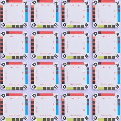 50 Pcs Weaving Supplies Square Card Doodle Deck Knitting Cards Woven Greeting DIY Tablet