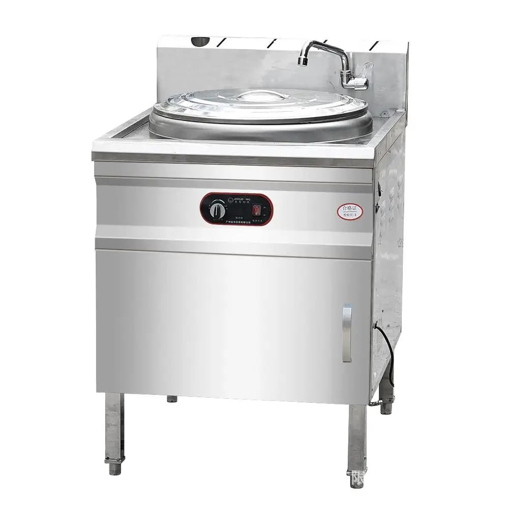 40 # 45 # 50 # Macchina da cucina commerciale per fornelli per noodle con caldaia per pasta a gas di diametro