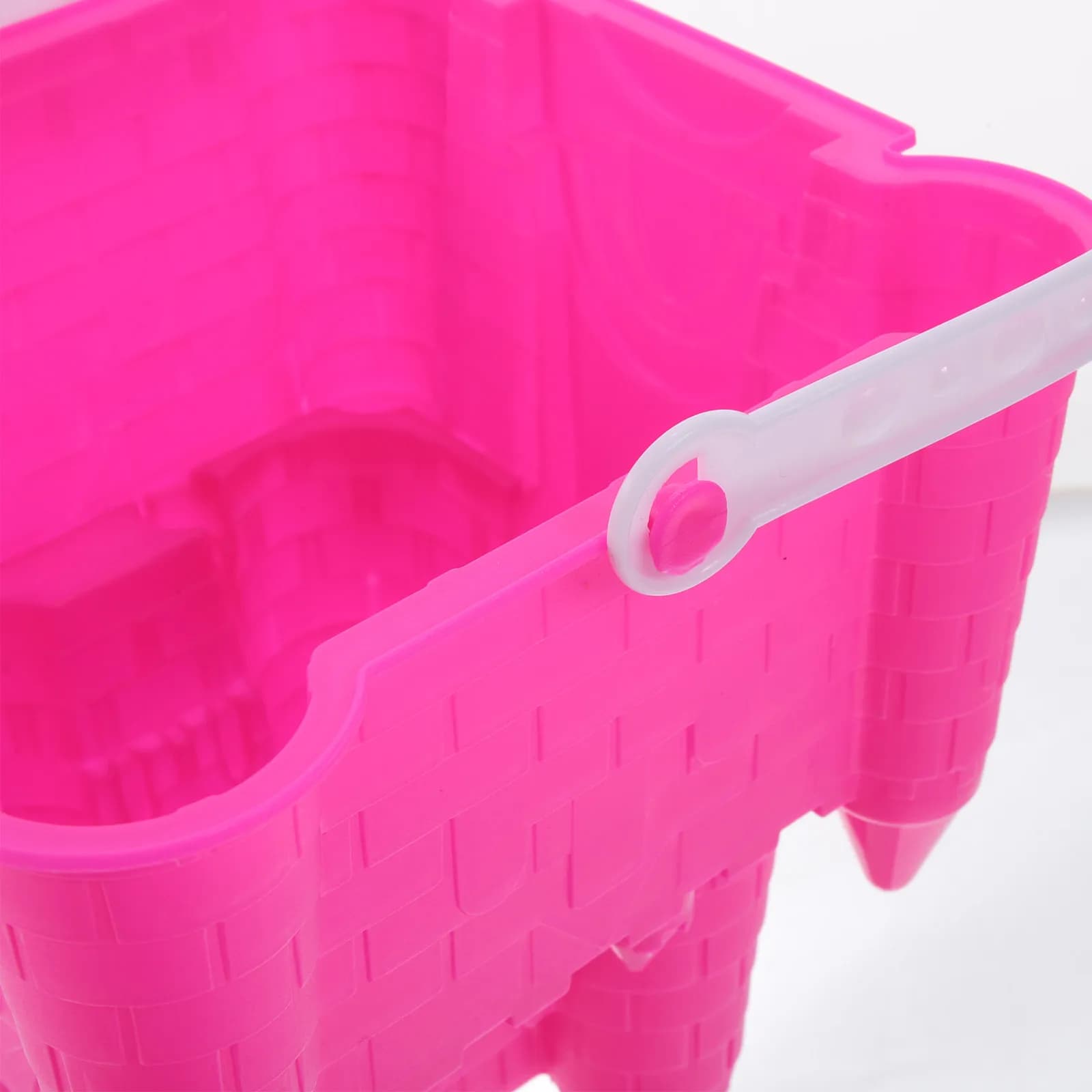 2 Secchielli a Forma di Castello per Neve e Sabbia, Set da Spiaggia Portatile e Colorato per Bambini, Divertimento all'Aperto, Stimola l'Immaginazione e le Abilità Sociali