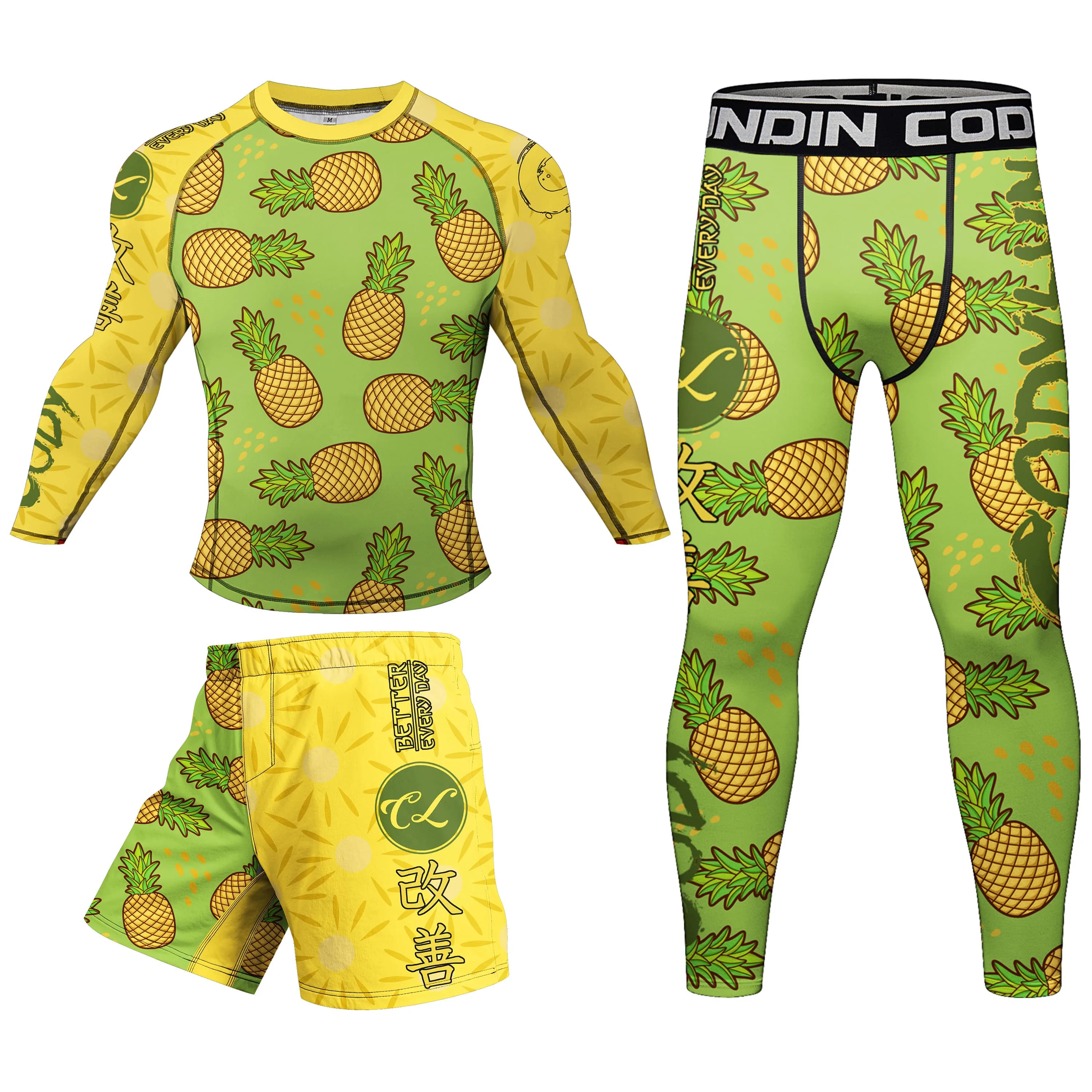 Special Designs With Anti Slip Rashguard Jiu Jitsu T-shirt+Pants Boxing Jerseys BJJ Muay Thai Shorts Compression Sets Sportsuit