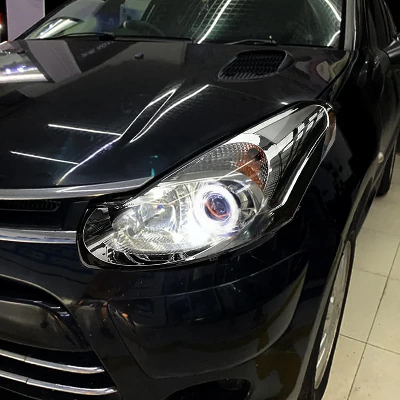 Customized Full LED Headlights For Citroen C2 2006-2012 Bi-xenon Projector Lens Front Lamps With DRL