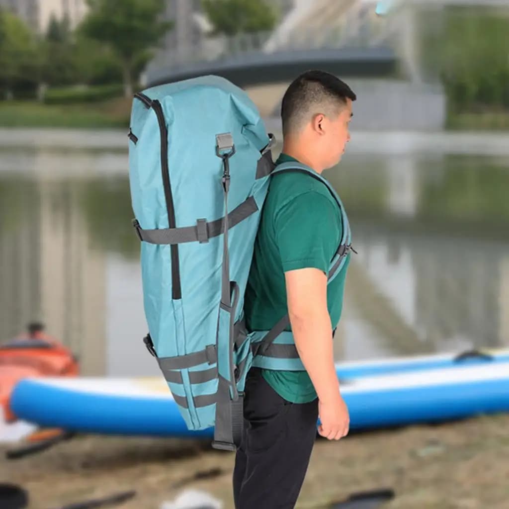 Zaino Gonfiabile per Paddleboard, Borsa da Viaggio Impermeabile per Tavola da Stand Up Paddle, Kayak, per Giovani, Adulti e Principianti
