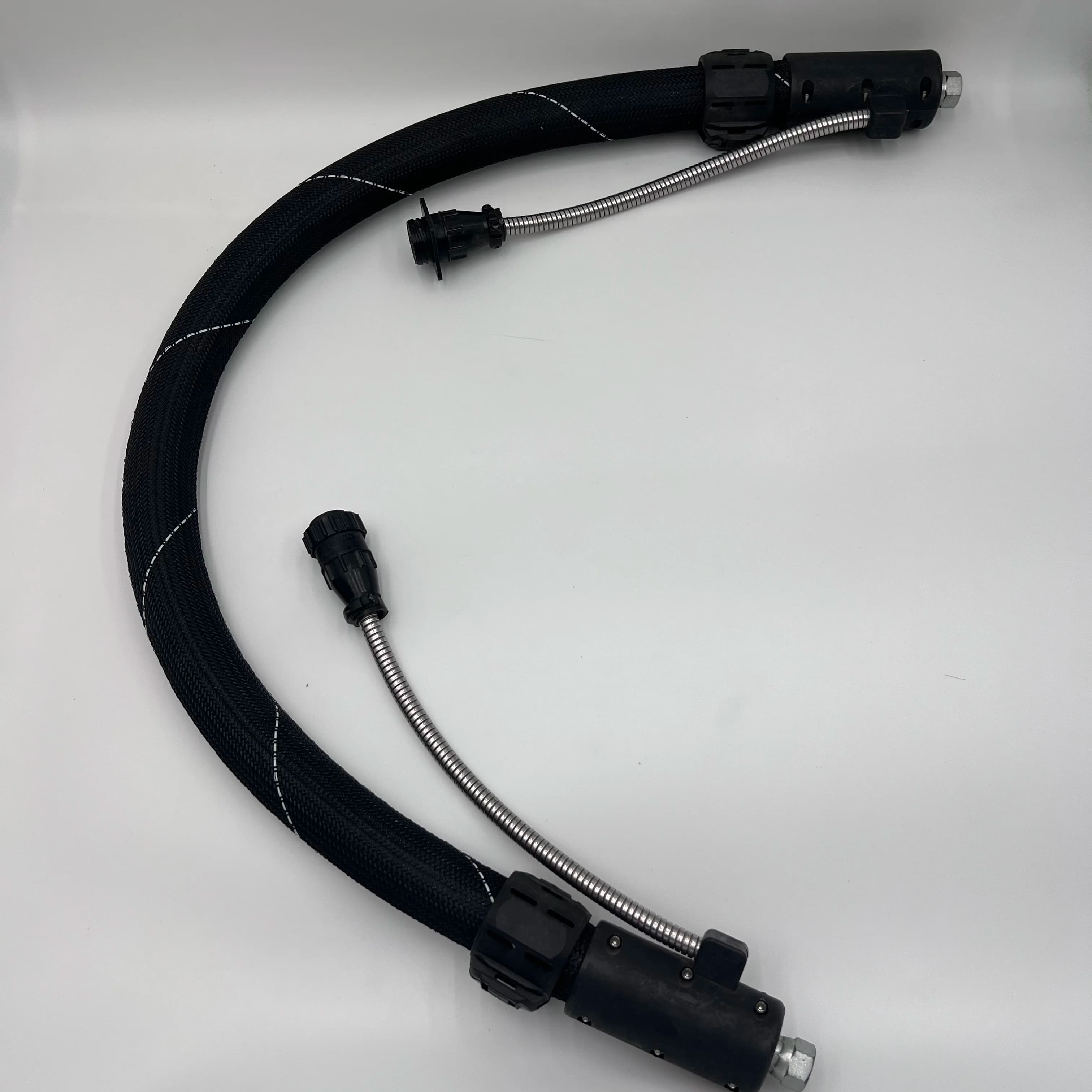 Flexible Hot Melt Glue Hosepipe PTFE Inner Tube Adhesive Heating Pipe 19mm 60~+260 for Gluing Machine Sprayer Gun