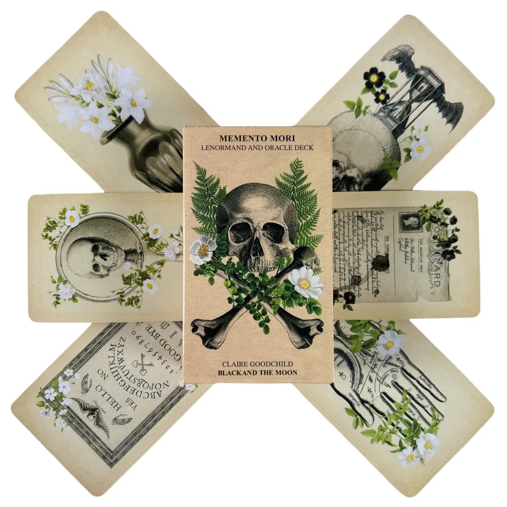 Memento Mori Lenormand and Oracle Deck by Claire Good Ideal for Divination Lovers Gift for Spiritual Enthusiast Playing Cards