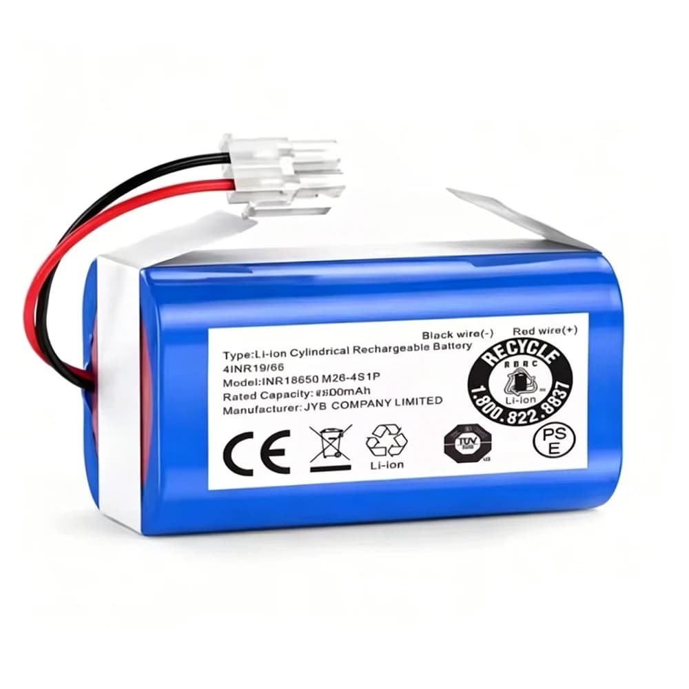 14.4V 4000mAh Lithium Replacement Battery for iLife A4, A4s, A6, V7, A6, A7, A8, A9, V7s Plus, V7s Pro,X620,Y8H4 Vacuum Cleaners