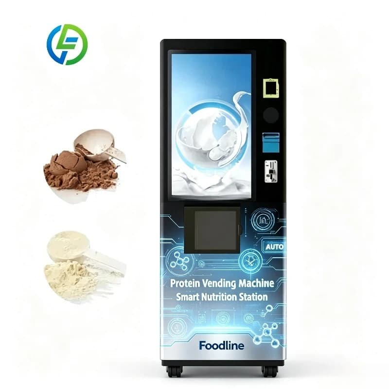 FL Customized Popular Powder Gym Protein Shake Vending Machine Source Commercial Instant Beverage Protein Vending Machine