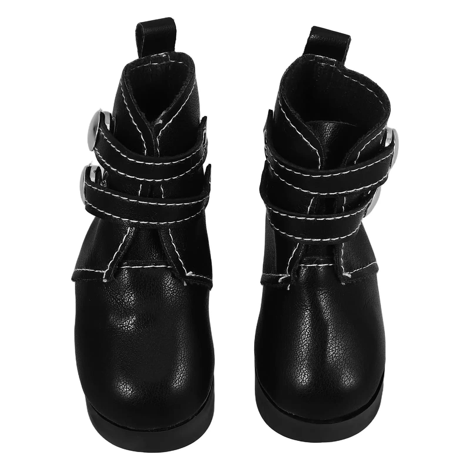 1 Paio di Stivali in PU alla Moda per Bambole da 18 Pollici, Calzature in Miniatura con Tacco Alto Elegante, Accessorio per Vestiti, Scarpe per Outfit Casual Elegante