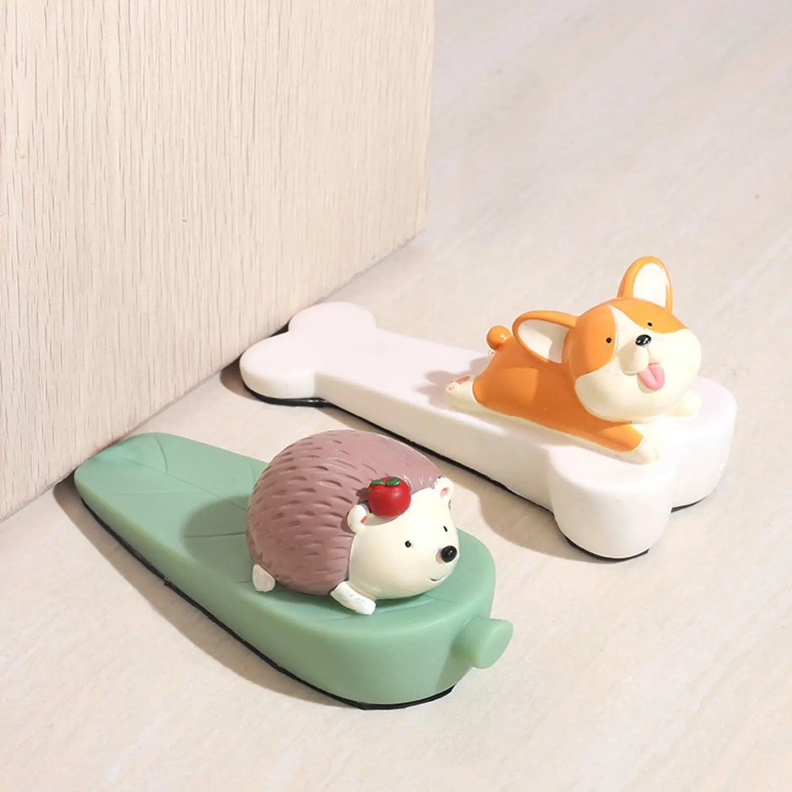 Cute Animal PVC Door Stopper Creative Cartoon Door Chock for Baby Safety Child Proof Door Stop for Home Decor
