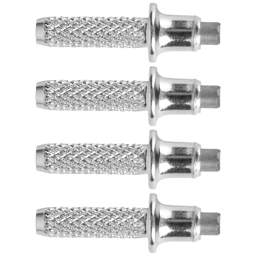 4 Pieces Tungsten Steel Spare Parts for Trekking Sticks, Safe Adhesive and Improved Slip Resistance