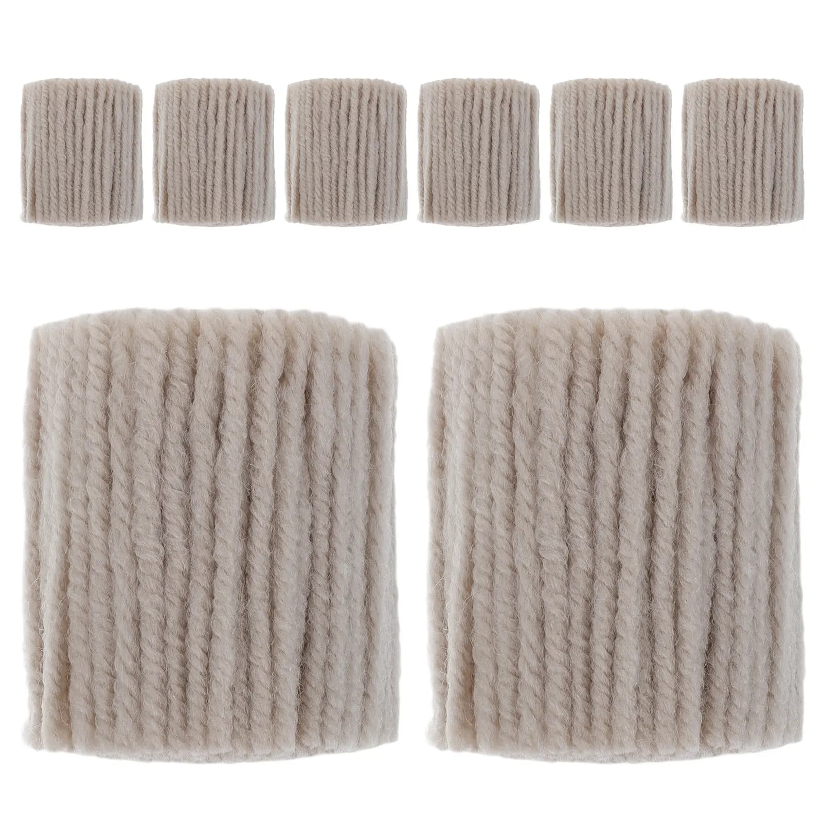 8 Rolls Punch Hook Rug Yarn Supplies for Handmade Carpet Crafting DIY Decorative Pillows Tapestries Room Bedroom Living
