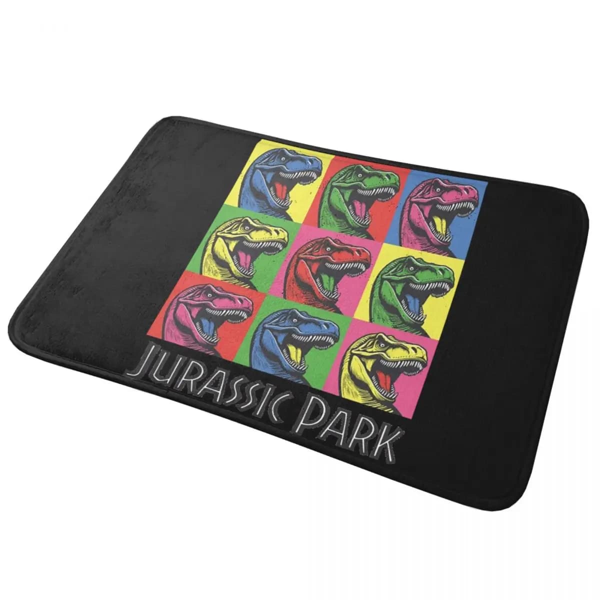 Art Jurassic Park Movie Zerbino anti-slip Mat for scraping the sand Kitchen entry Mat for home bathroom