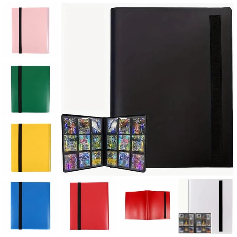 Transparent Grid Album with Pockets 4/9/12 Card Parts, Mini Album Portable for Photo | Multipurpose Container for Collective Items